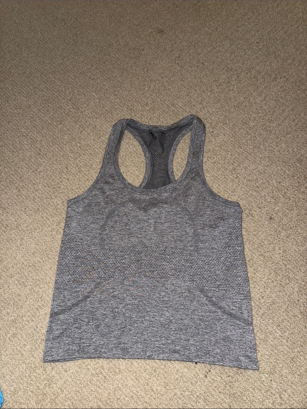 Lululemon Gray Racerback Tank Top